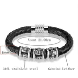 Men Bracelet Rock Punk Skull head Stainless Steel Bracelet