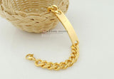 Gokadima Stainless Steel Chain ID Bracelet Jewelry