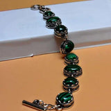 Ethnic Bohemian Malachite Beach Boho Adjustable Bracelets