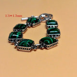 Ethnic Bohemian Malachite Beach Boho Adjustable Bracelets
