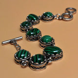 Ethnic Bohemian Malachite Beach Boho Adjustable Bracelets