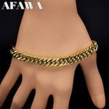 Cuban Link Chain Bracelet for Men Women Unisex Bangle