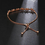 Zircon Flower Bracelet for Women Party