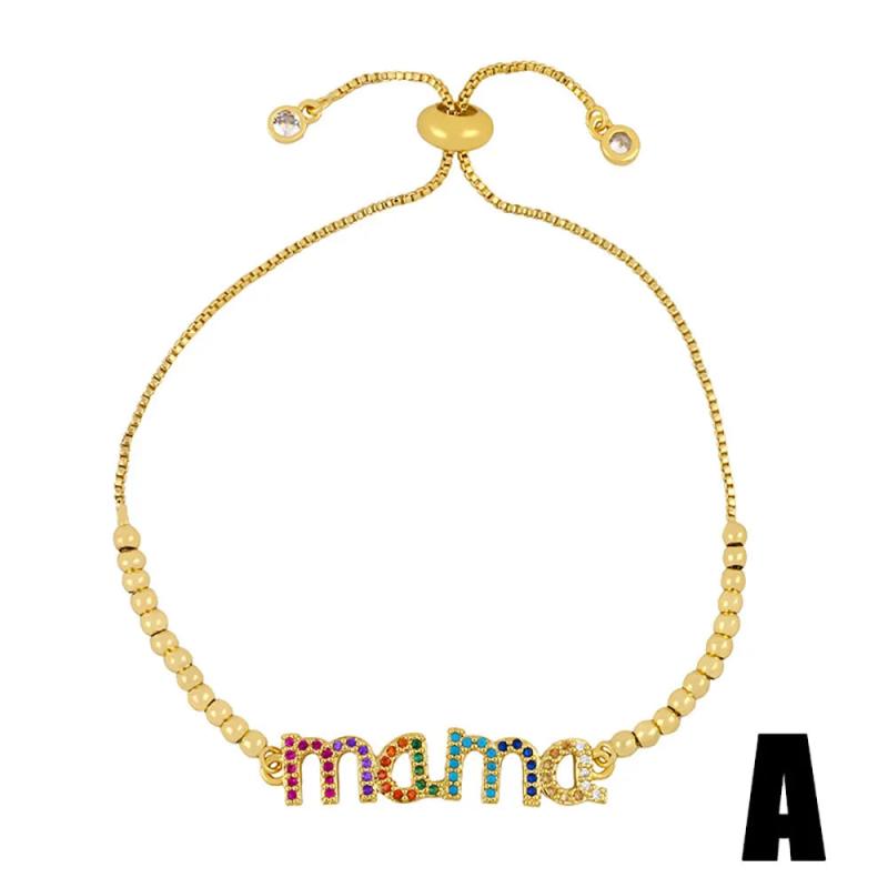 B469 Mama Mom Mother Charm Bracelet Link Chain Bracelet