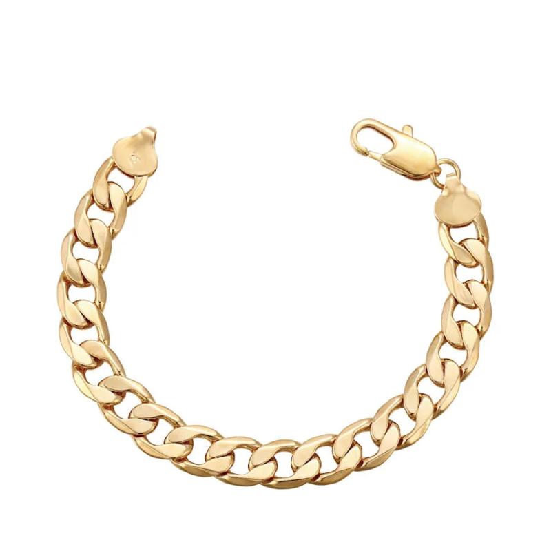 18K Plated Chain Bracelet for Men