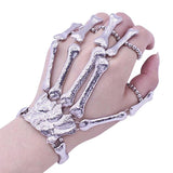Nightclub Gothic Punk Skull Finger Bracelets For Women