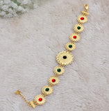 Money Coin Bracelet Islamic Muslim Arab Coins Bracelet Women Men Stone