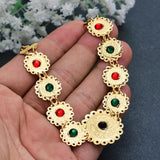 Money Coin Bracelet Islamic Muslim Arab Coins Bracelet Women Men Stone