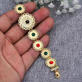 Money Coin Bracelet Islamic Muslim Arab Coins Bracelet Women Men Stone