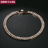 Multicolor CZ Crystal Tennis Bracelet for Women