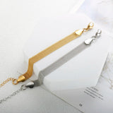 316L Stainless Steel Mesh Link Bracelet for Women Men Classic Hand Chain