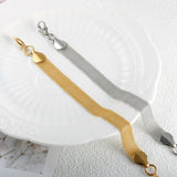 316L Stainless Steel Mesh Link Bracelet for Women Men Classic Hand Chain