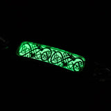 Glowing Pop Punk Bangle Luminous Skull/Dragon Steel Bracelet