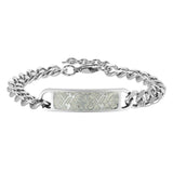 Glowing Pop Punk Bangle Luminous Skull/Dragon Steel Bracelet