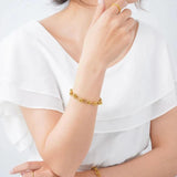 Heavy Thick Stainless Steel Knot Chain Bracelet Punk Bangle