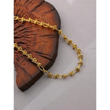 Heavy Thick Stainless Steel Knot Chain Bracelet Punk Bangle