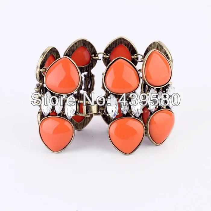 Hot Coral Women Bracelet Orange