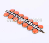 Hot Coral Women Bracelet Orange
