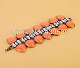 Hot Coral Women Bracelet Orange