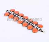 Hot Coral Women Bracelet Orange