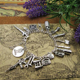 TV Series Charm Bracelet Keep Calm Version 3 Silver Plated for Girl/Boy