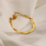 18K Plated Stainless Steel Waterproof Bracelet for Women Girls