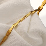 18K Plated Stainless Steel Waterproof Bracelet for Women Girls