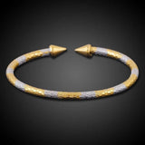 Vintage African Women Arrow Cuff Bangles Men's Opening Bracelet