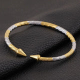 Vintage African Women Arrow Cuff Bangles Men's Opening Bracelet