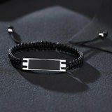 Men's Urn Bracelet - Ashes Rope Braided Bracelet