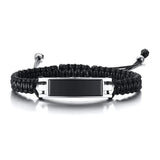Men's Urn Bracelet - Ashes Rope Braided Bracelet