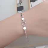 Sweet Cat Butterfly Bracelet with Zircon Inlay for Girls