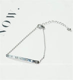 Roman Numerals Bracelet Rose 316 Titanium Steel Jewelry