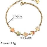 Colorful Mushroom Bracelet Enamel Vegetable Funny Jewelry