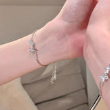 Zircon Butterfly Rhinestone Bracelet For Women