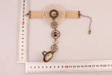 Gothic Punk Gears Flowers Bracelet Halloween
