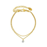 Zircon Bracelet Woman Stainless Steel Jewelry