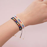 Go2boho Daisy Colorful Beaded Bracelets Women Boho Jewelry