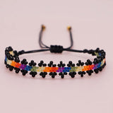 Go2boho Daisy Colorful Beaded Bracelets Women Boho Jewelry