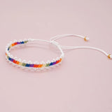 Go2boho Daisy Colorful Beaded Bracelets Women Boho Jewelry