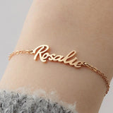 Personalized Name Bracelet for Women, Stainless Steel Jewelry Gift
