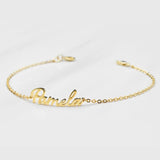 Personalized Name Bracelet for Women, Stainless Steel Jewelry Gift