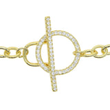 Cuban Chain Men Bracelet Cz Clasp Charm Women Jewelry Gift