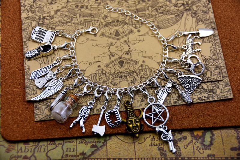 TV Series Charm Bracelet with Lobster Pendant