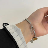 Titanium Steel Bracelet Hip-Hop Ins Cold Wind Bug Retro Sweet Wind Bracelet