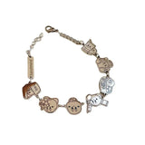 Titanium Steel Bracelet Hip-Hop Ins Cold Wind Bug Retro Sweet Wind Bracelet