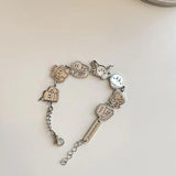Titanium Steel Bracelet Hip-Hop Ins Cold Wind Bug Retro Sweet Wind Bracelet