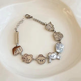 Titanium Steel Bracelet Hip-Hop Ins Cold Wind Bug Retro Sweet Wind Bracelet