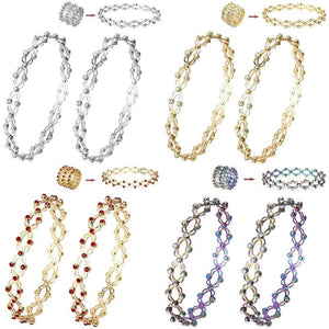 2-in-1 Adjustable Retractable Bracelet Ring for Women Gift Banquet Daily Wear