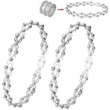2-in-1 Adjustable Retractable Bracelet Ring for Women Gift Banquet Daily Wear